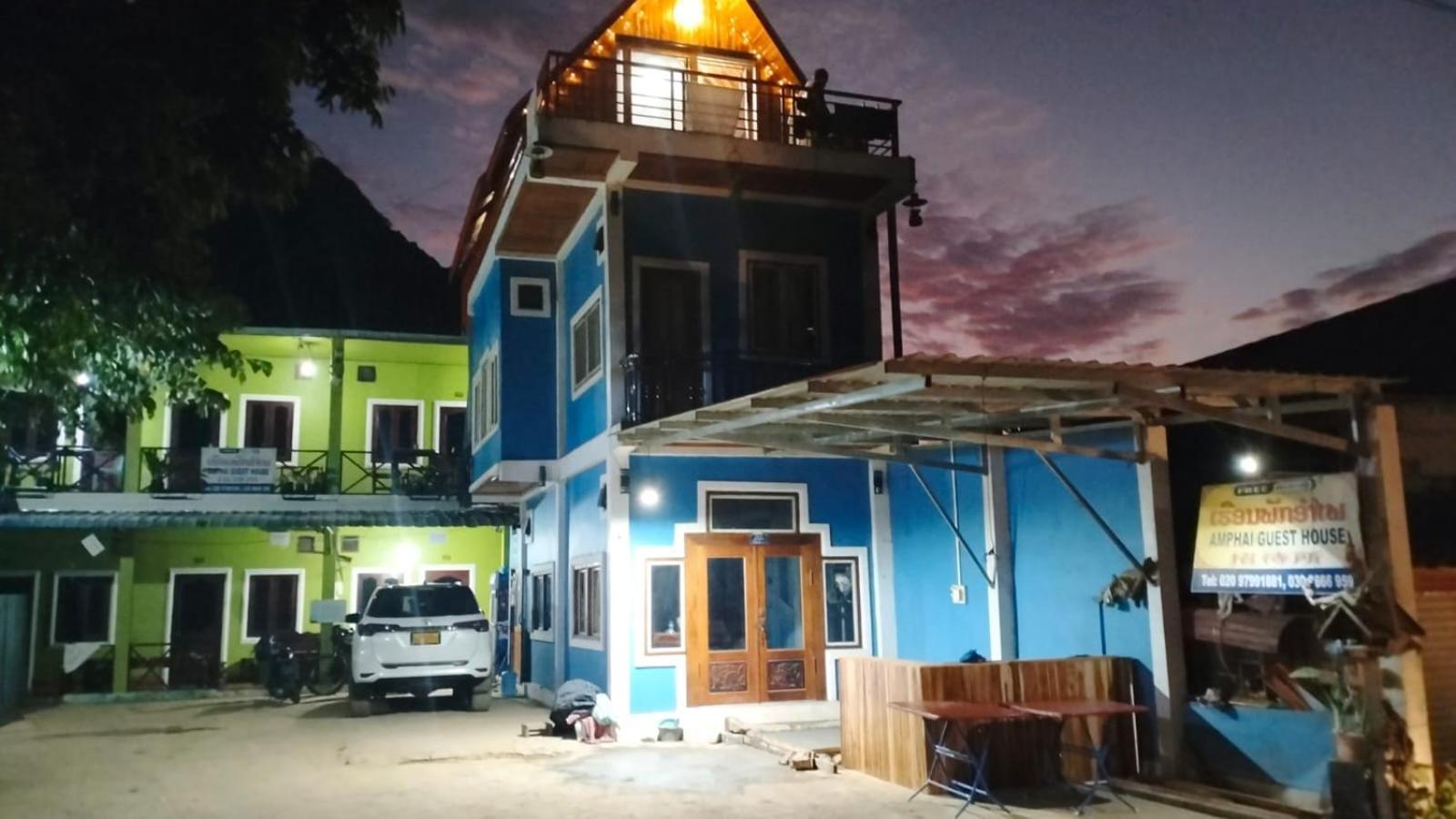 Amphai Guest House Nongkhiaw Exteriör bild